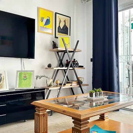 דירה Spacious Art With Large Terrace, Relaxing Ocean View, Near Beaches *